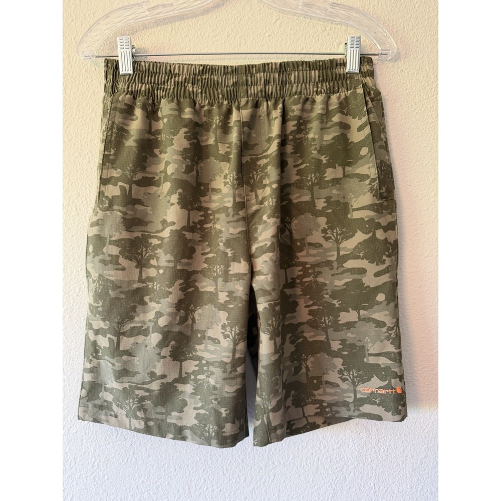 Carhartt CH8323T T Rugged Flex Boy's (L)‎ 14-16 Camo Work Short, Camo Print